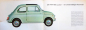 Preview: Fiat 500 Luxus Modellprogramm 1962 Automobilprospekt (10320)